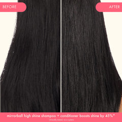 amika Mirrorball creamy foam texture demonstrating gentle lather and effective cleansing