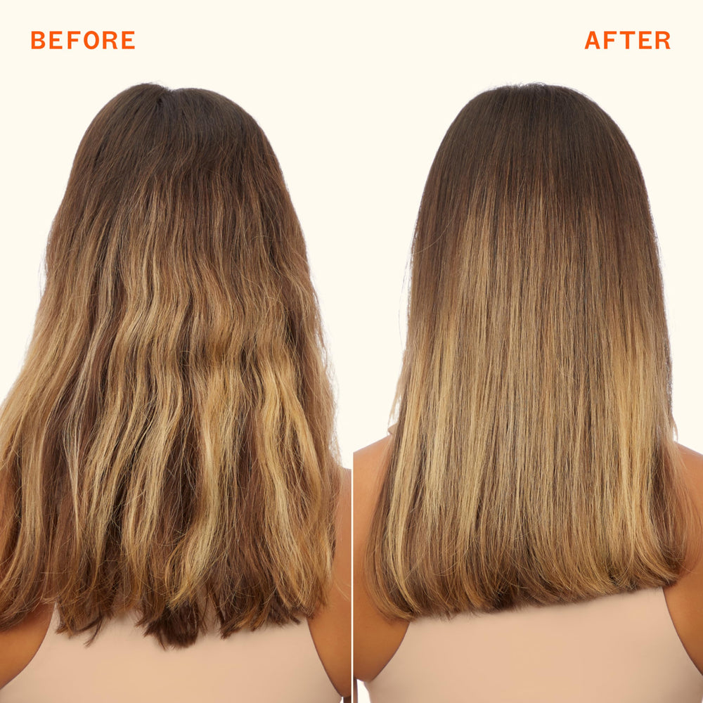 amika normcore applied to mid-lengths and ends for smoothing