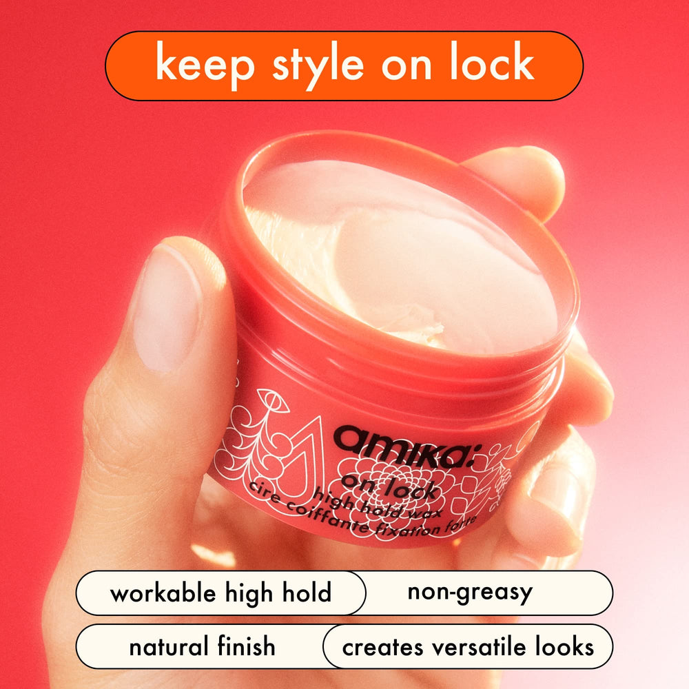 amika on lock open jar texture shot showing workable wax for control