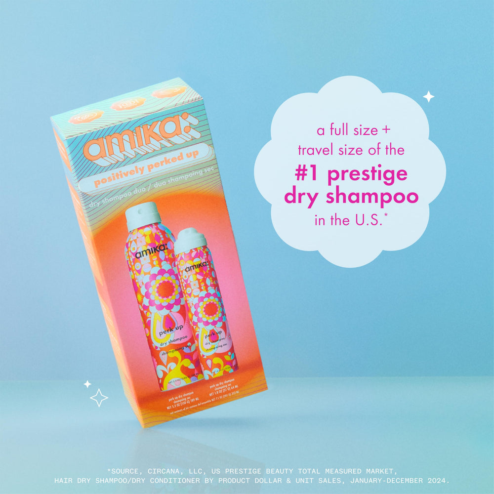Amika travel-size Perk Up in a purse for on-the-go oil absorption