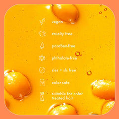 Amika product labels and ingredient list detail showcasing sea buckthorn benefits