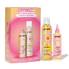 amika front packaging showing full smoothing kit and gifting appeal