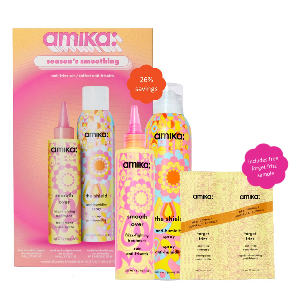 amika smooth over treatment texture close up for instant smoothing
