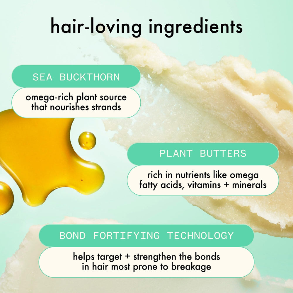 amika plant butter ingredient shot highlighting natural hydration benefits