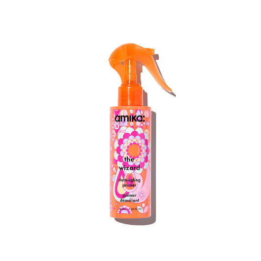 amika The Wizard front packaging showing bottle and label for quick ID and benefit
