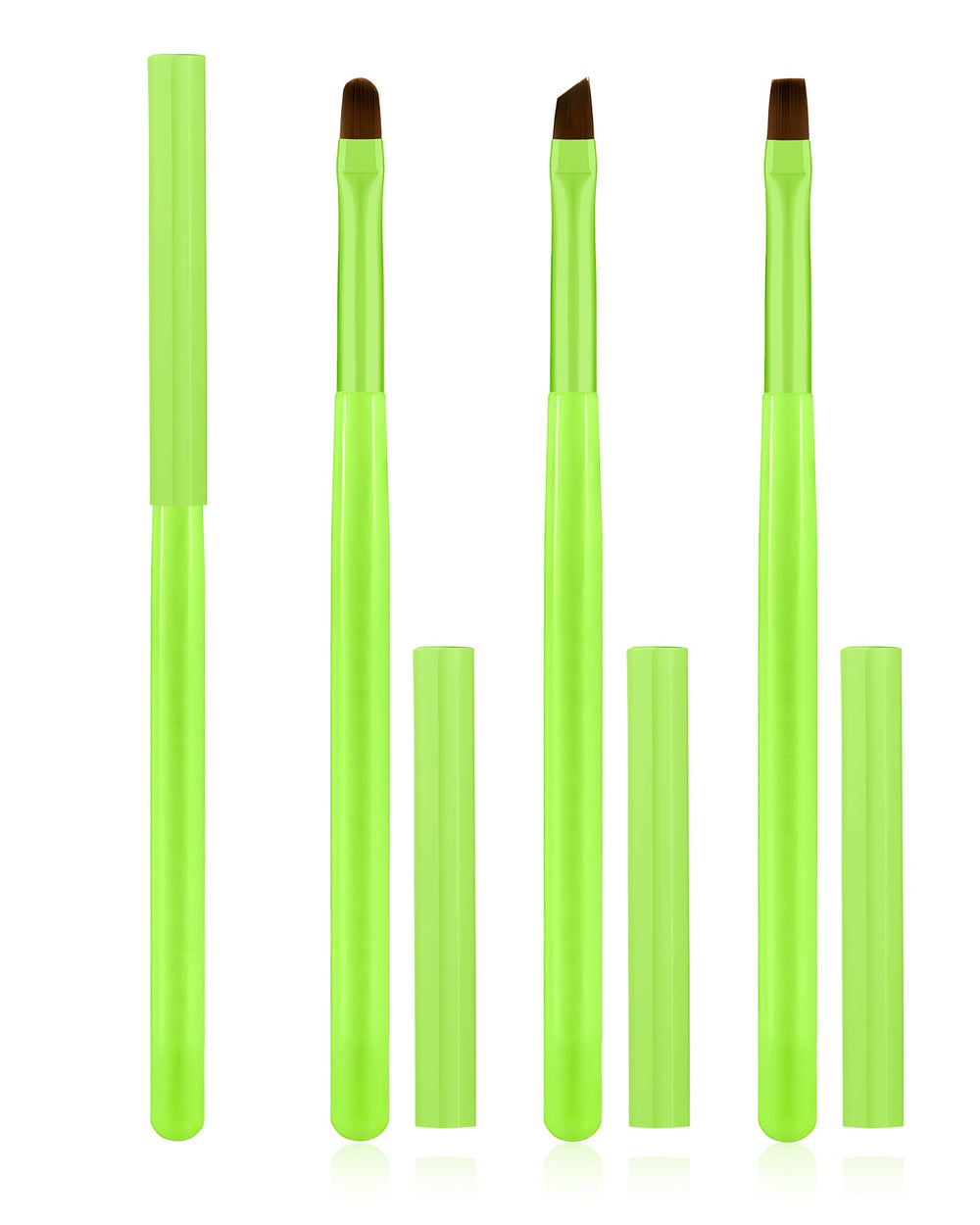 AMilHiTon bright green handles front view showing ergonomic grip and professional look