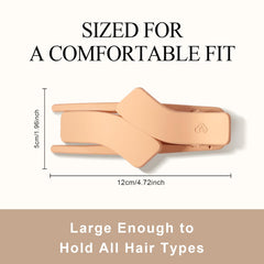 Amlaidu in hair half-up style demonstrating stable hold and discreet look