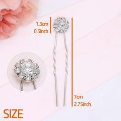 Ammei Headpiece close-up of rhinestones highlighting precise setting and sparkle