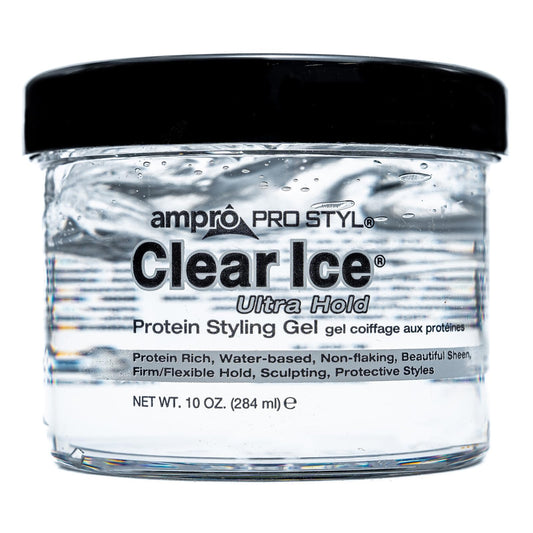 AmPro front packaging showing 10 oz jar and product branding benefit: clear visible label