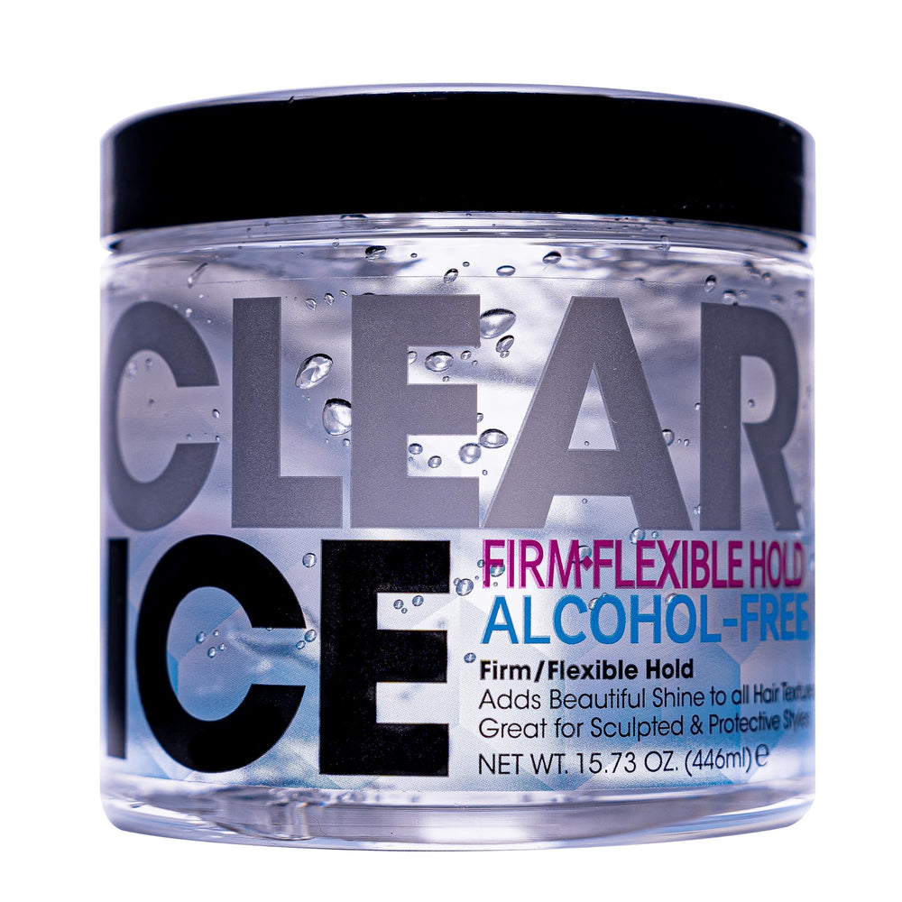 AmPro Clear Ice front packaging highlighting clear gel and polished shine