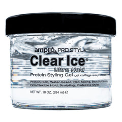 AmPro front packaging showing 10 oz jar and product branding benefit: clear visible label