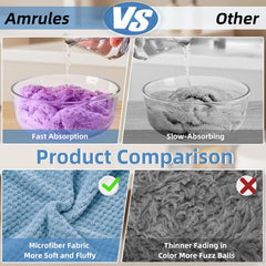 Amrules worn by woman in bathroom demonstrating hands-free drying