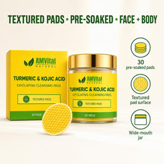 AMVital close-up pad texture showing pre-soaked saturation and ease