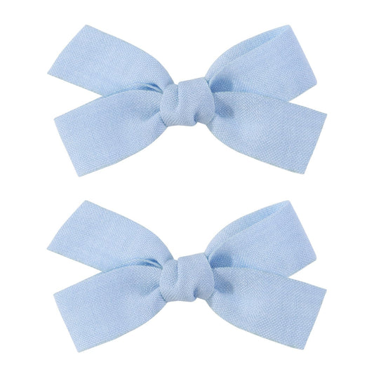 Amybasic sky-blue bows front packaging showing neat presentation and ready-to-gift