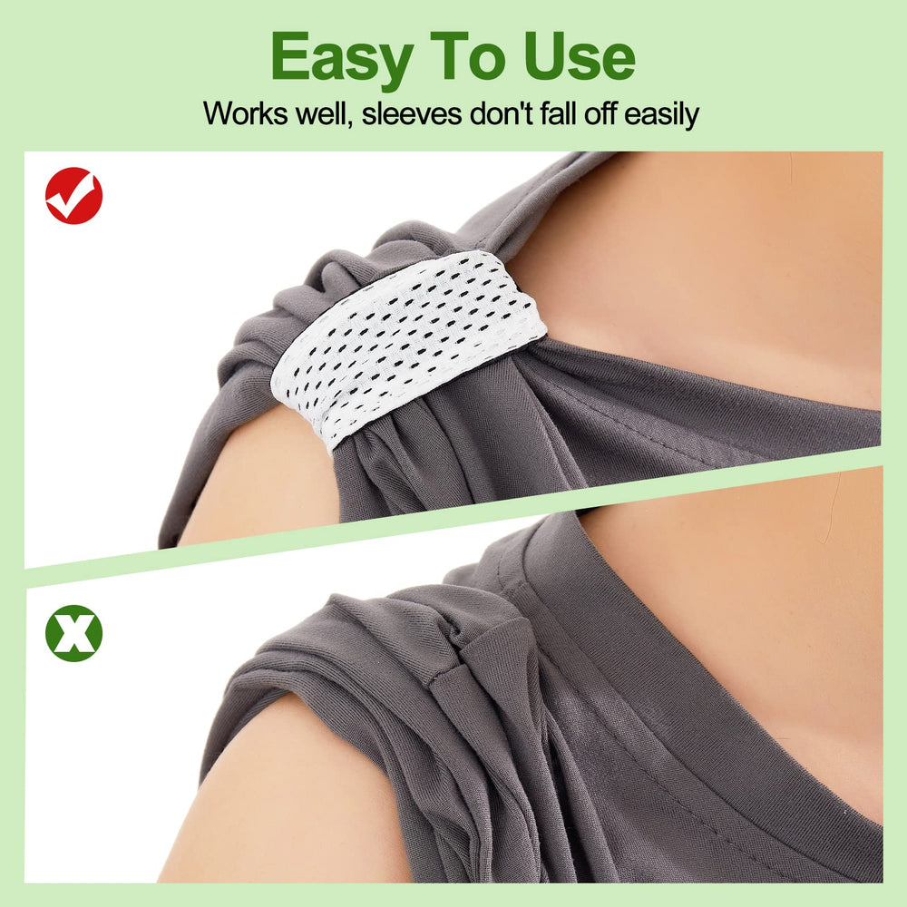 Amylove sleeve holder on arm in soccer action keeping sleeve in place
