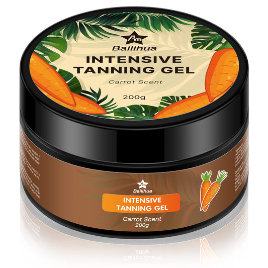 AN BAILIHUA front packaging showing tanning gel benefits and brand
