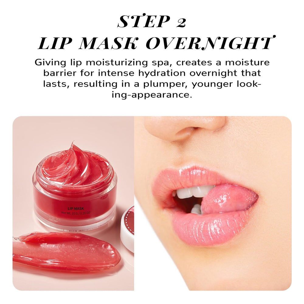 ANAI RUI lip mask layered on lips showing barrier sealing moisture
