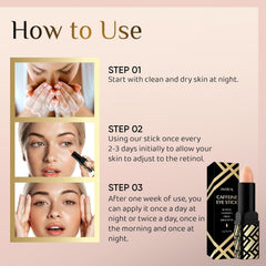 ANAREAL open cap revealing product tip for precise under-eye application