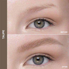 Anastasia Beverly Hills pencil paired with spoolie demonstrating easy blending