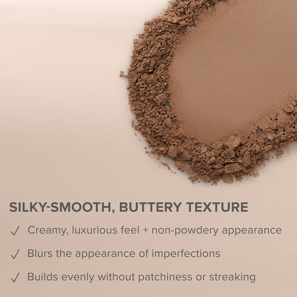 Anastasia Beverly Hills bronzer swatch on skin showing silky texture and seamless blend