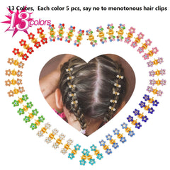 ANBALA clips on model hair adding decorative sparkle and lightweight hold