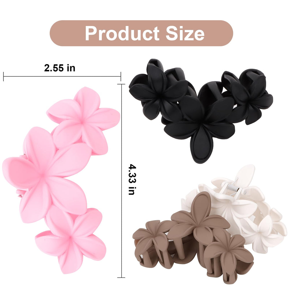 ANBALA hair claw held in hand to show scale and easy portability