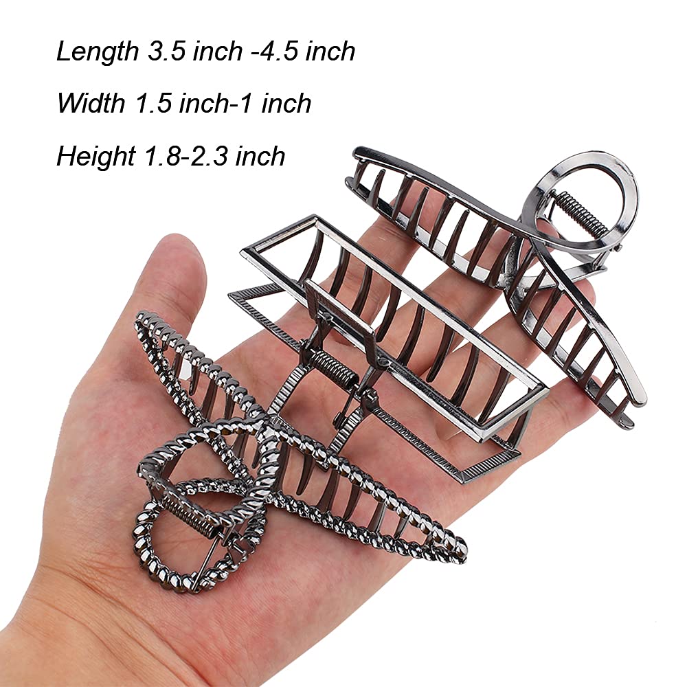ANBALA size comparison in hand showing jaw span and fit for heavy hair
