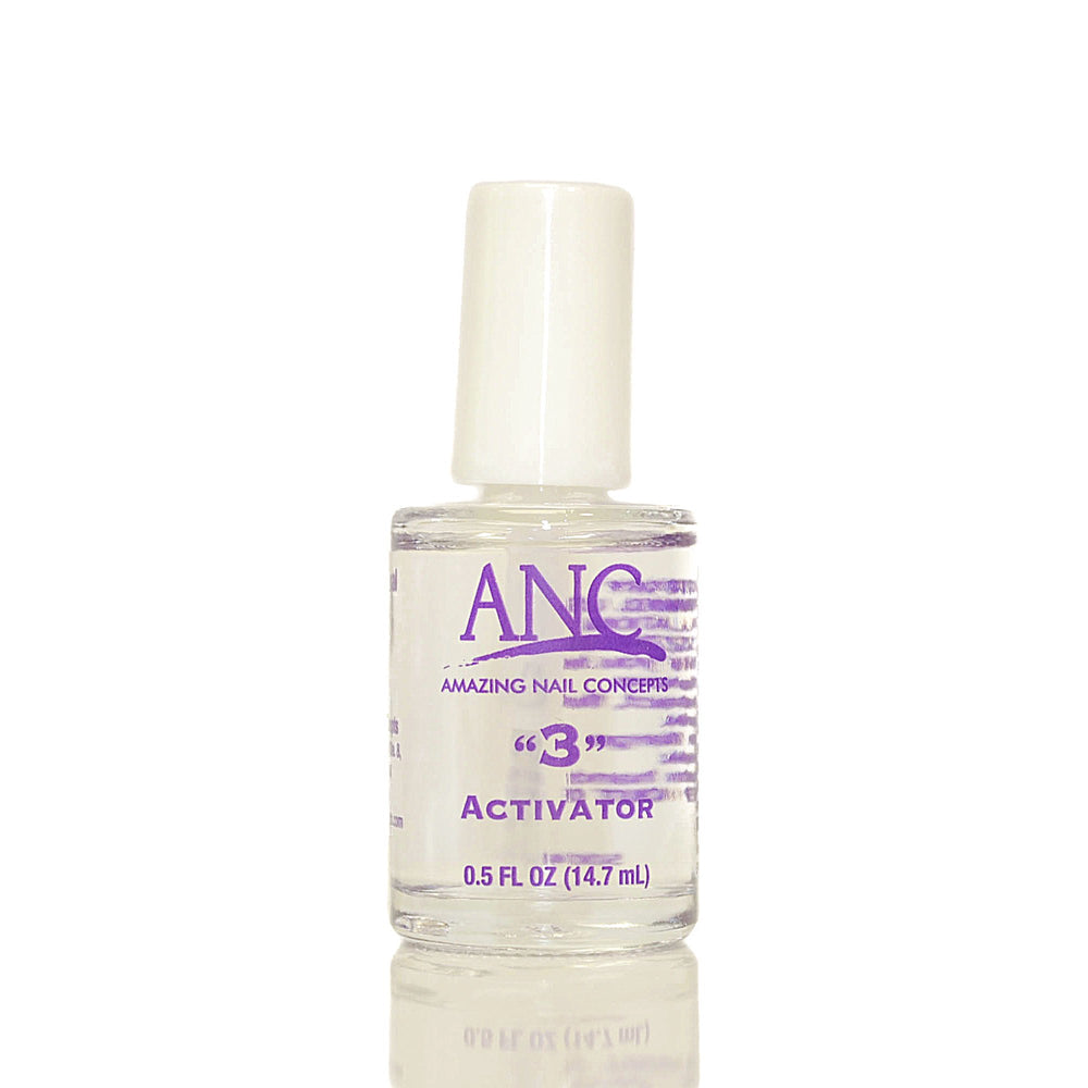 ANC Step #3 Activator front bottle showing label and size for quick identification and storage