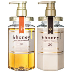 & Honey front packaging showing the hydrating duo and clear benefits