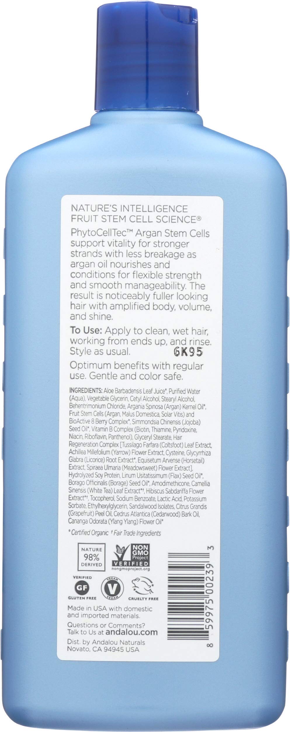 Andalou Naturals with argan nuts highlights natural ingredients and nourishment