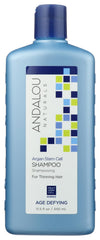 Andalou Naturals front bottle showing product for fuller, stronger hair