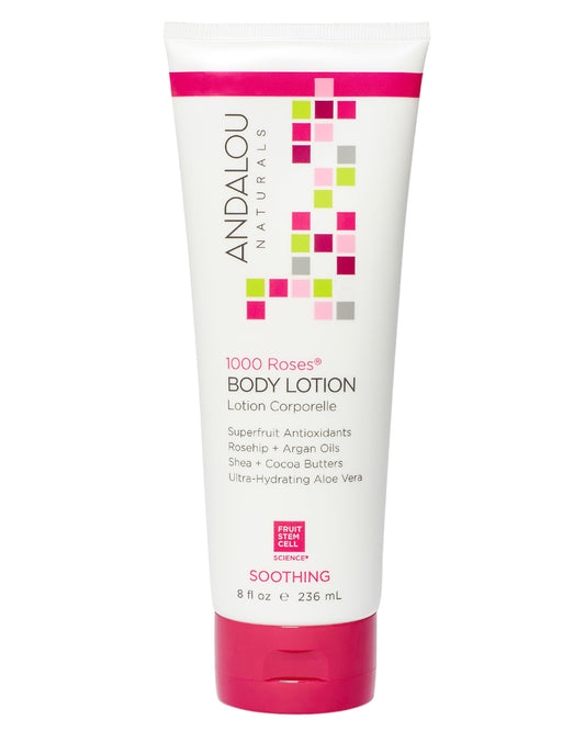 Andalou Naturals front packaging showing bottle and branding for easy identification