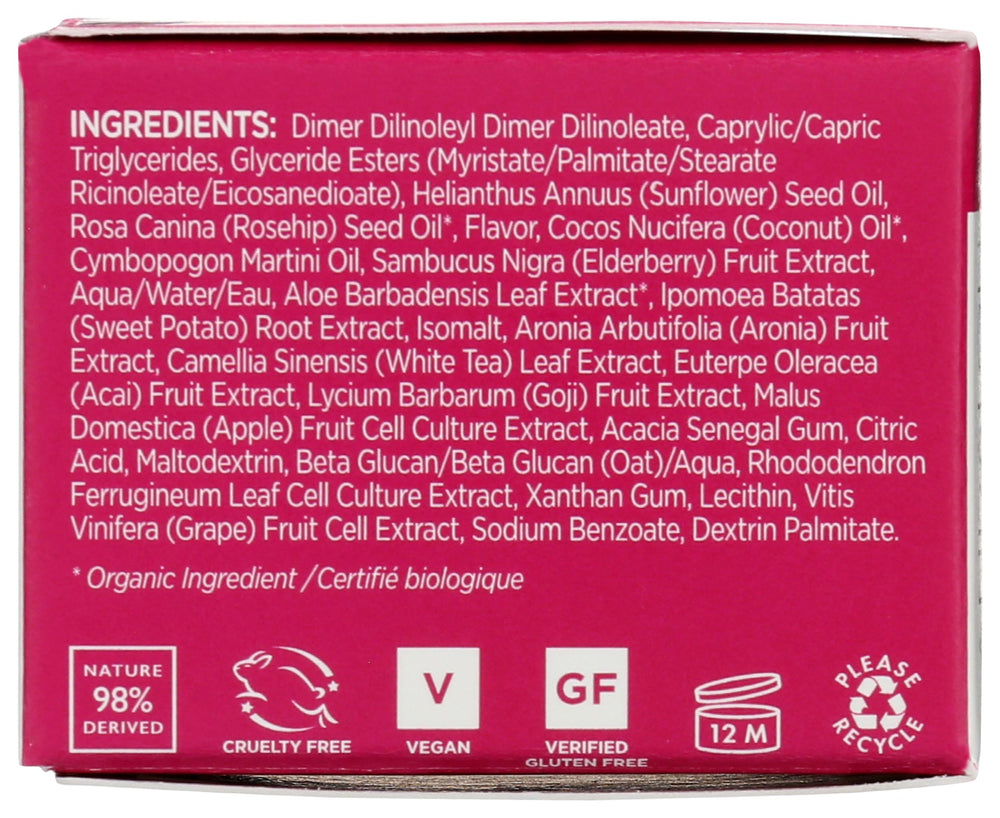 Andalou Naturals rosehip and Alpine Rose ingredients promoting antioxidant care