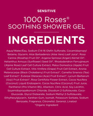 Andalou Naturals on bathroom shelf styled for calming routine