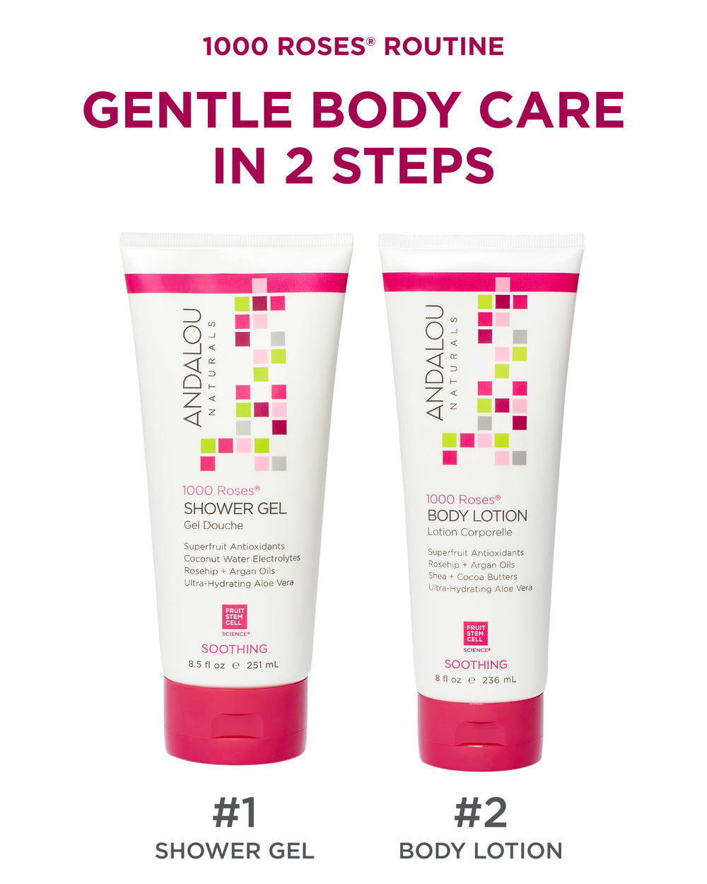 Andalou Naturals creamy foam texture illustrating mild lather