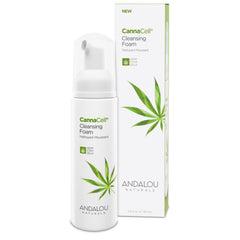 Andalou Naturals front bottle showing product and clear branding for gentle cleansing