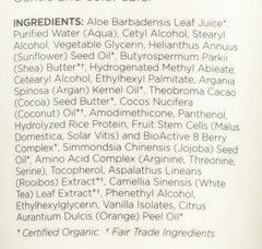 Andalou Naturals applied to damp hair for easier styling and shine