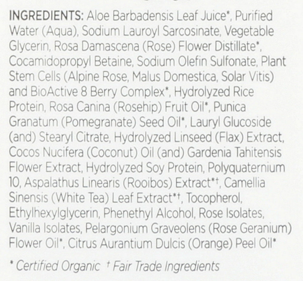 Andalou Naturals rosehip and pomegranate oils ingredient focus for nourishment