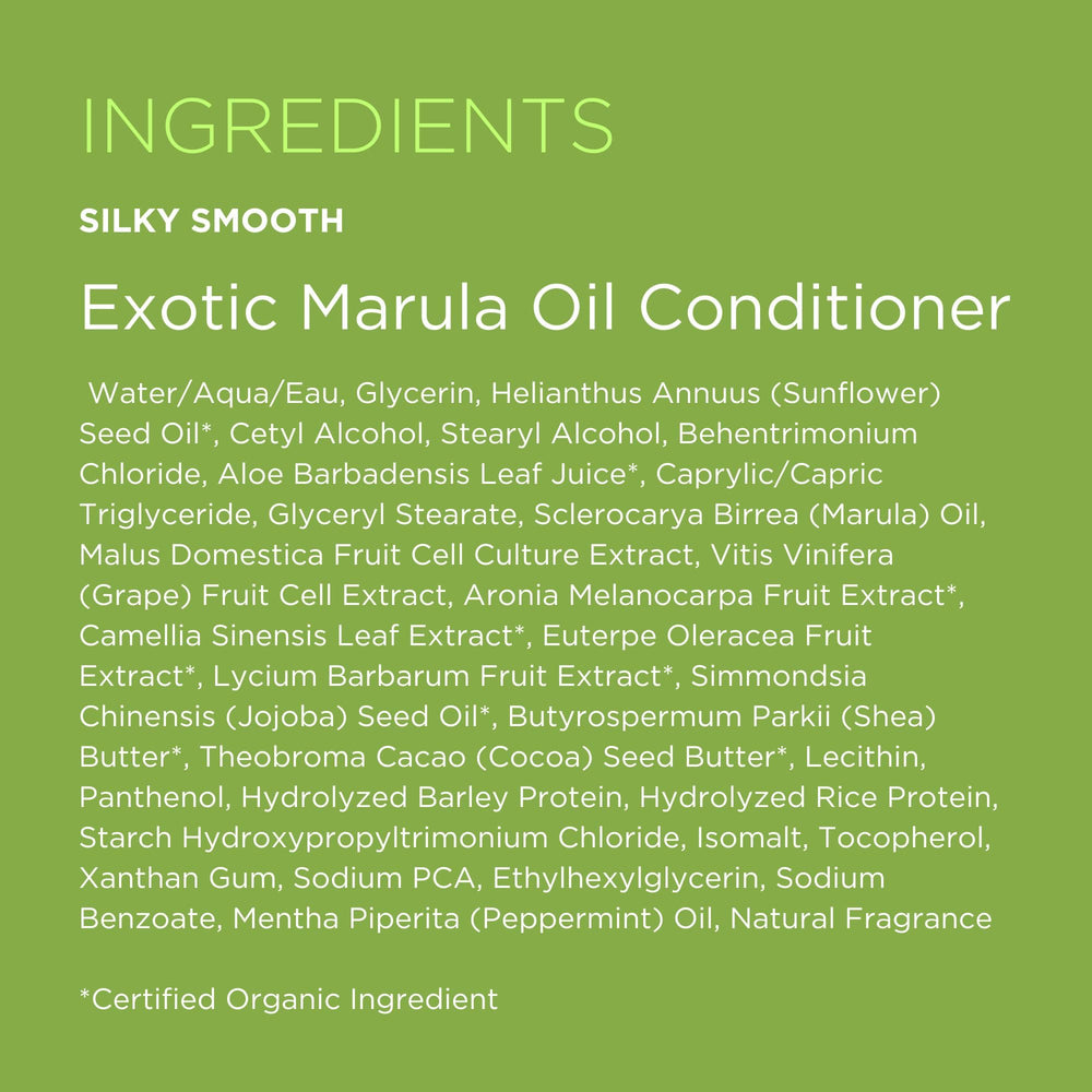 Andalou Naturals conditioner applied to curly hair demonstrating improved manageability and shine