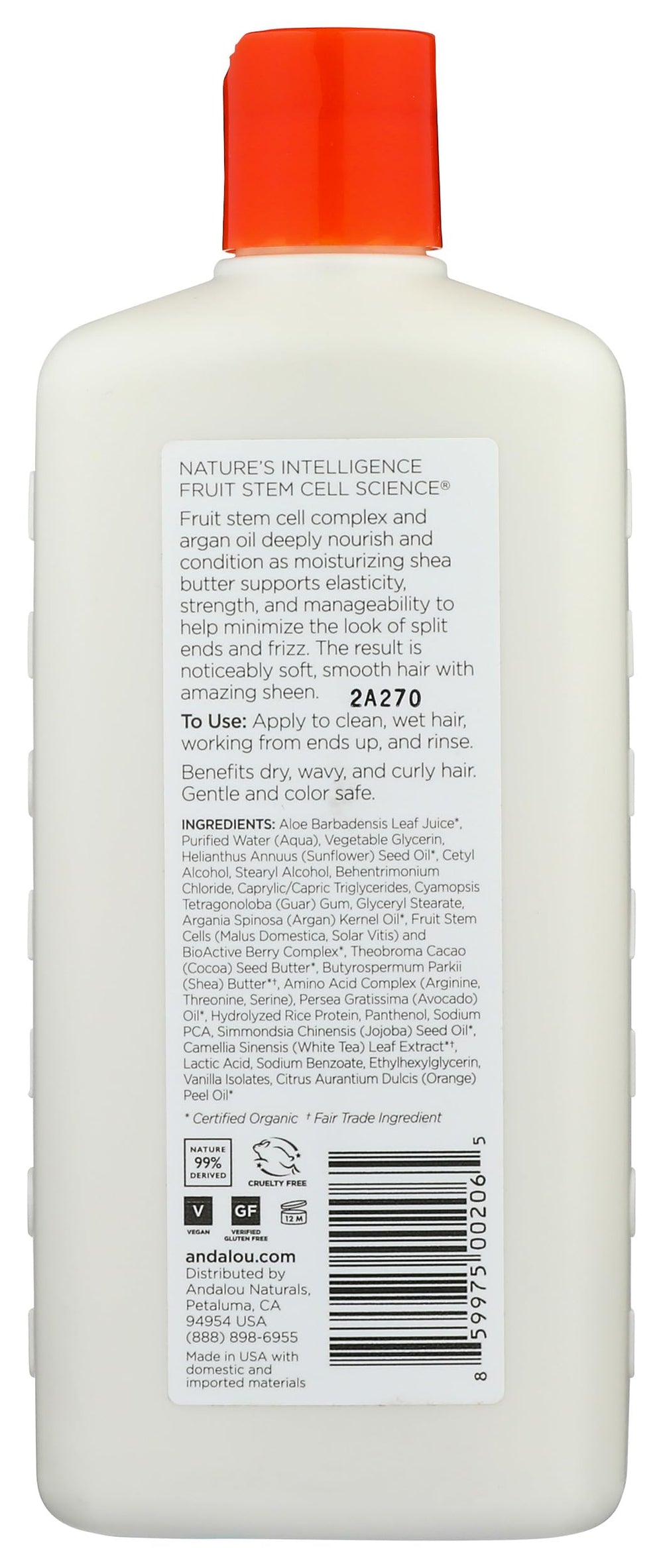 Andalou Naturals pump and cap detail for easy dispensing benefit