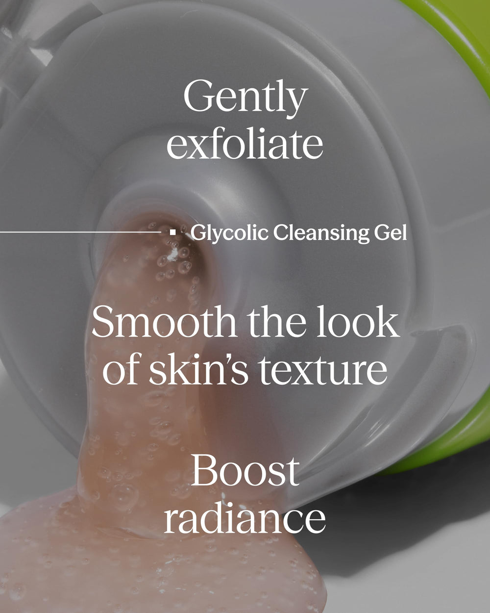 Andalou Naturals dispensing gel on hand for precise, no-waste application