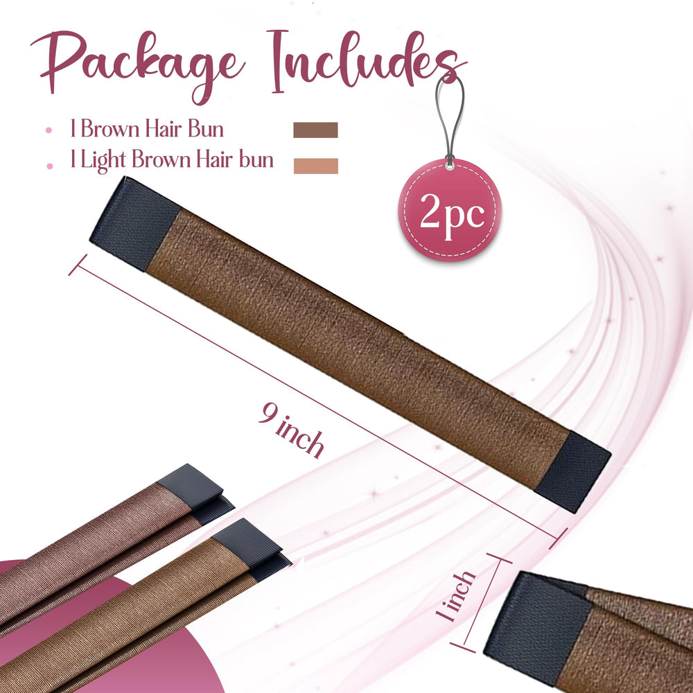 Andlane side profile chignon made with tool demonstrating polished finish