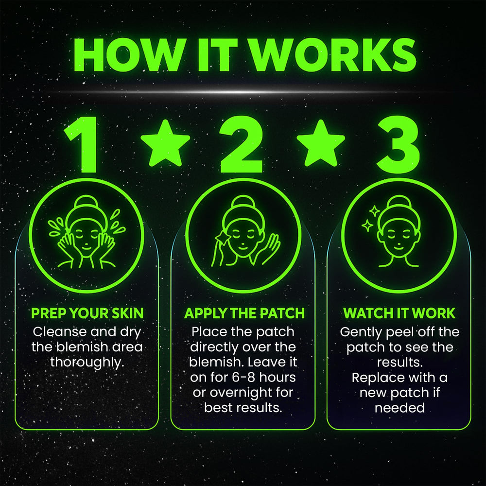 Andlane glow-in-the-dark patches glowing to reveal nighttime visibility