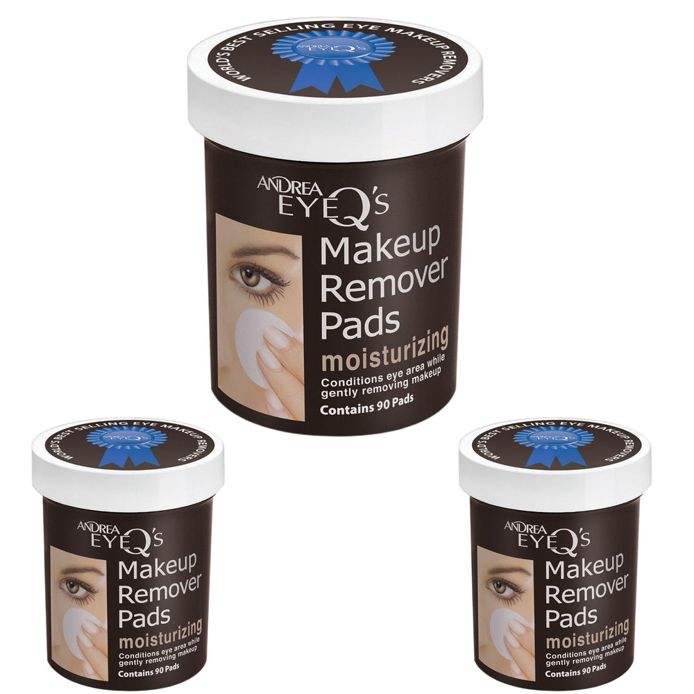 ANDREA Eye Q's front packaging showing tub and moisturizing benefit