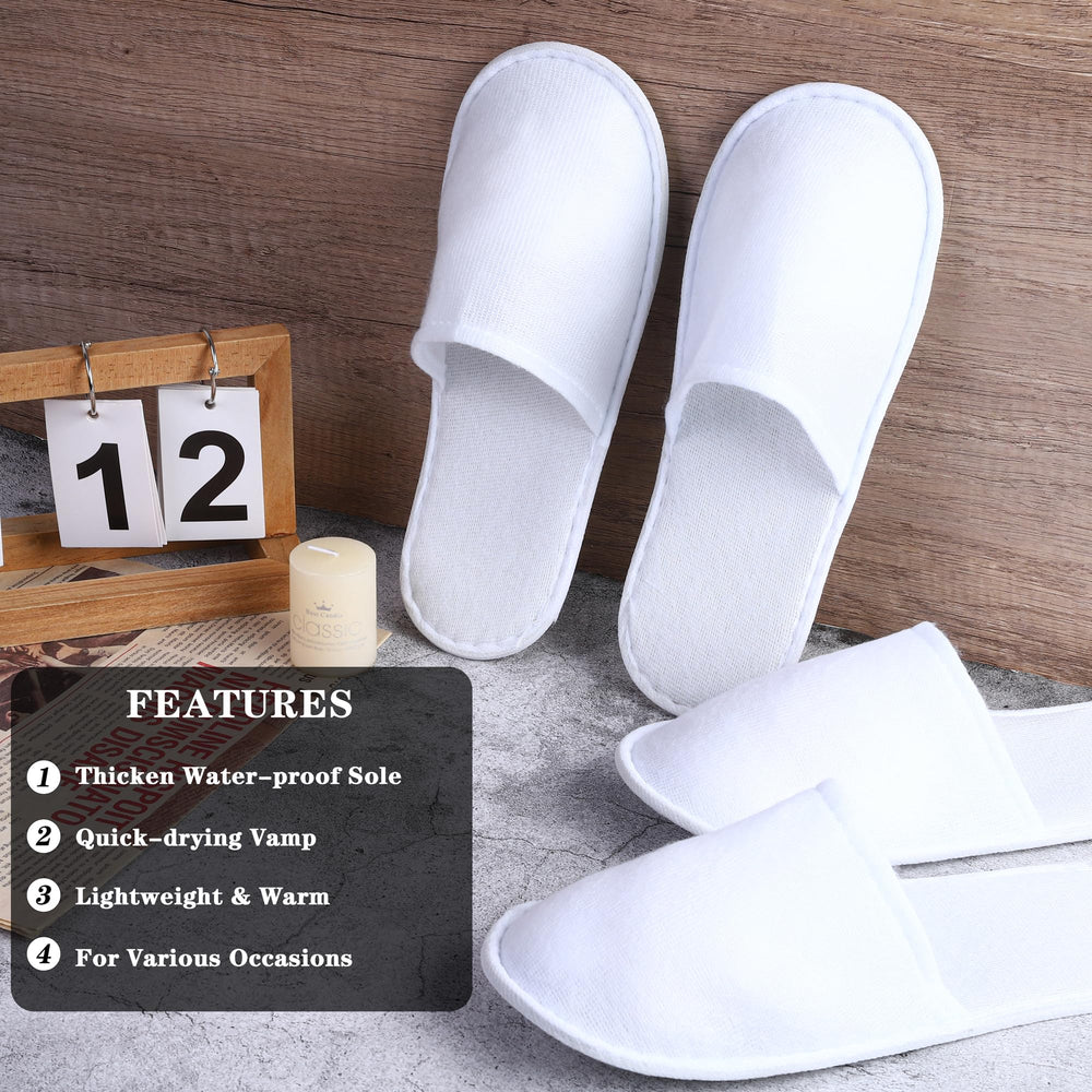 Aneco slipper held in hand to show scale and easy portability