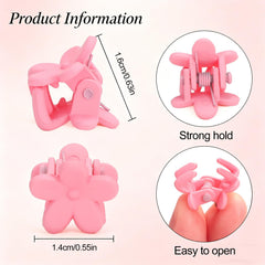 ANEESAA neatly arranged clips on white backdrop showing color variety for matching outfits