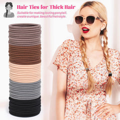 anezus bulk of 200 hair ties spread flat, showing quantity value
