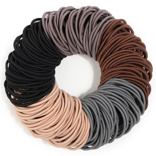 anezus front packaging showing 200 neutral hair ties and storage convenience