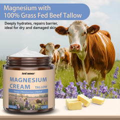 AnFamer cream texture close-up demonstrating rich tallow-based hydration