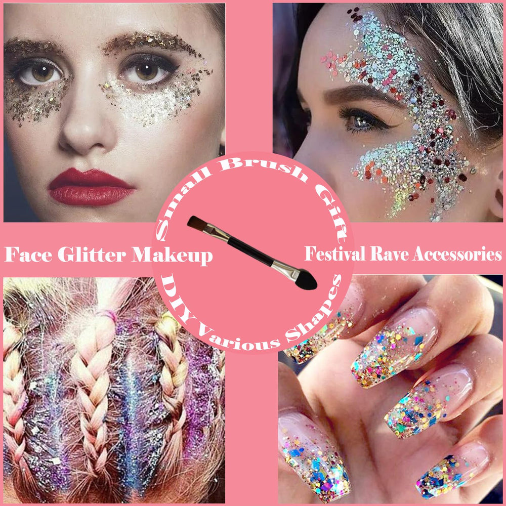 Angels Beauty used as hairline highlight to create festive red white blue accents